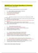NR508 / NR 508 final Test Bank Questions & Answers - Chamberlain College of Nursing.