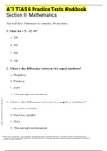 ATI TEAS 6 Practice Tests Workbook, Questions & Answers from page 538-608, A+ Guide.