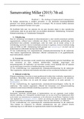 Samenvatting tentamen 1 & 2 - Boek Miller &lpar;2015&rpar; 7th ed&period;