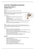 Coman hoorcollege 1 ooglidprocedures