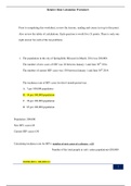 NR 503 WEEK 3 ASSIGNMENT: RELATIVE RISK CALCULATION WORKSHEET: Chamberlain College of Nursing (Latest 2020,   Already graded A) 