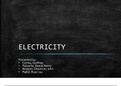 Summary of Lectures in Electricity