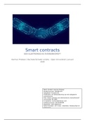 Eindopdracht (essay) Schakelscriptie - onderwerp: Smart Contracts
