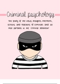 Psychology( criminal )