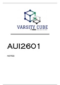 AUI2601 SUMMARISED NOTES
