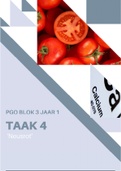 Blok 3: PGO taak 1 t/m 6, study guide & plantentoets