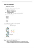 Genes and chromosomes 