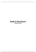 Audit & Assurance I