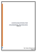 Unit 2 - Communications for Engineering Technicians