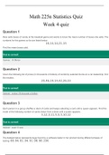 Math 225n Statistics Quiz Week 4 quiz