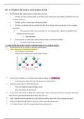  Biochemistry Ch 2 Summary and Notes