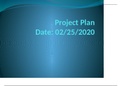 [Solved] PROJECT PLAN POWERPOINT PRESENTATION