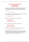 ACCT 212 Chapter 3 Reading Assignment Liberty University answers complete solutions &lpar;latest 2022&sol;2023&rpar;  Complete many different versions to get an A on your grade&excl;  The below shown is just one version sample&period;  Managerial Accounting&colon; Chapter 20 Process Cos
