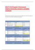 ACCT 212 Chapter 5 Homework Liberty University answers complete solutions (latest 2022/2023)  1. Blanchard Company manufactures a single product that sells for $180 per unit and whose total variable costs are $135 per unit. The company’s annual fixed cost