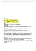 NUR 513 Topic 2 Assignment: Nursing Roles Graphic Organizer/Grand Canyon University