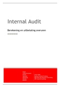 Moduleopdracht Internal Auditing