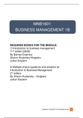 mnb1601 detailed simplified notes