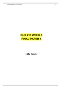 BUS 215 WEEK 5- FINAL PAPERS 1- 3