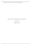 Influence of Economics on Household Decision Making Grading Guide ECO/561 Version 12
