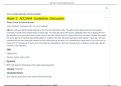  NR 601 Week 2 Graded Discussion; ACC-AHA Guidelines.COMPLETED