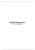 Audit & Assurance I - Wetgeving en regelgeving