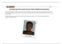 Shadow Health All Weekly Focused Exam Assignments Guide, Introducing Tina Jones to your Class (Health Assessment)  