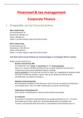 Financieel Management Corporate Finance