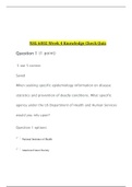 NSG 6002 Week 4 Quiz / NSG6002 Week 4 Quiz (Knowledge Check) (Latest 2020): South University