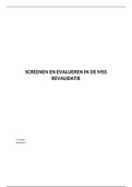 Screenen en evalueren in de MSS kine