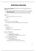 Chamberlain NR293 Exam 2 Study Guide / Chamberlain NR 293 Exam 2 Study Guide  (This is the latest version, download to score A)