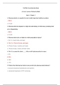 NAPSRx Exam Question Bank / NAPSR Exam Question Bank   (Latest, 2020, 100 % Correct Answers of all Questions)