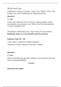NR 602 Week 3 Quiz  Chamberlain College of Nursing, Course Code: NR602 ,Course Title: Primary Care of the Childbearing and Childrearing Family