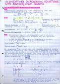 Samenvatting 'Elementary Differential Equations with Boundary Value Problems' van C. H. Edwards(H1 t/m 8)