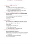 NURS 2488 Mental Health Exam 3 Concept Guide (Module 7-9); Rasmussen College