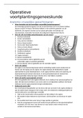 samenvatting voortplantingsgeneeskunde/gynaecologie module 5