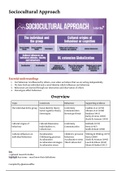 IB Psychology Sociocultural Approach notes SL