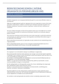 Bedrijfseconomie samenvatting Domein C interne organisatie en personeelsbeleid, hoofdstuk 14 t/m 16, VWO in Balans  