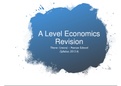 A Level Economics Revision PowerPoint - Theme 1 Edexcel