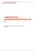 samenvatting ontwikkelingspsychologie Antrop