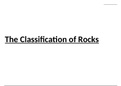 1.6 The Classification of Rocks (Chapter 1: Minerals)