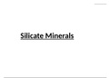 1.5 Silicate Minerals (Chapter 1: Minerals)