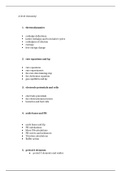 A level chemistry checklist - AQA