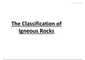 All Notes for Chapter 2: Igneous Rocks and Processes, for A Level Geology