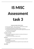IS MISC Assessment task 3  Preparing a Description Position Checklist.
