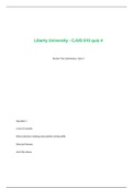 [Solved] Liberty University CJUS 610 quiz 4