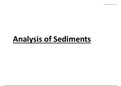 3.3 Anlysis of Sediments (Chapter 3: Sedimentary Rocks and Processes)