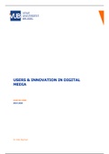 Summary Users and Innovation in Digital Media