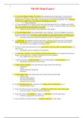 NR601 Final Exam  ( version 2) / NR601 Final Exam ( version 2) : Chamberlain College Of Nursing (Latest 2020, Verified Answers, Already graded A) 