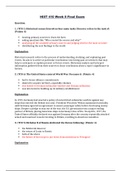 HIST410 Week 8 Final Exam (Latest): Chamberlain College Of Nursing (Verified answers, download to score A)