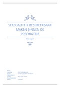 Adviesrapport seksualiteit bespreken psychiatrie